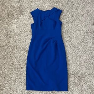 Adrianna Papell Blue Sheath Dress